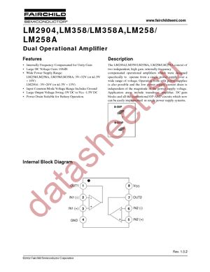 LM258MX datasheet  